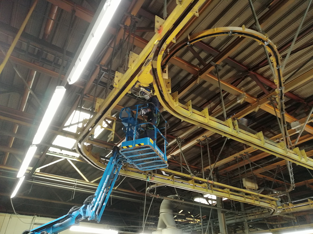 Cleaning  of industrial environments